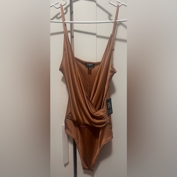 Express Tan/Bronze Bodysuit size‎ S - Picture 1 of 6